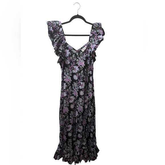 Mille NEW Klara Floral Midi Dress Size Medium - Picture 4 of 9